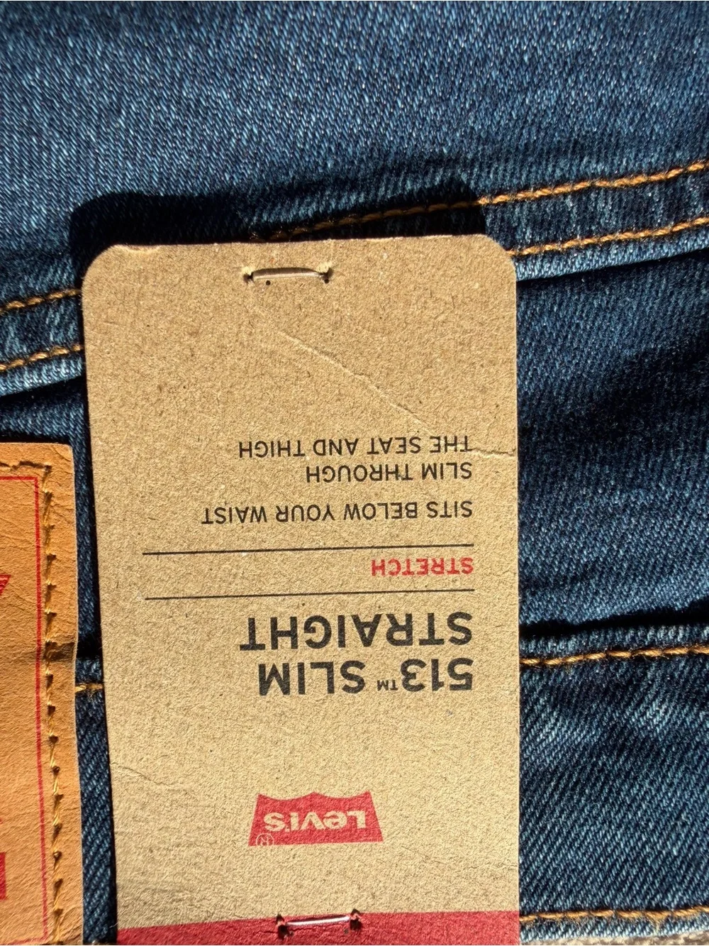 Levi's Men's Slim Straight Jeans in Dark Blue